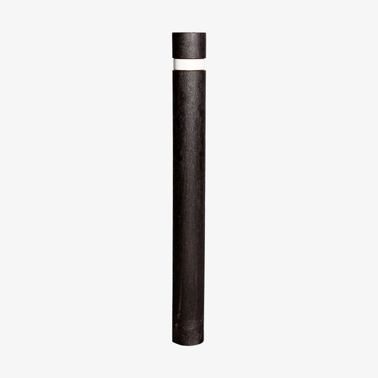 Flat Top Bollard - 1 White Band