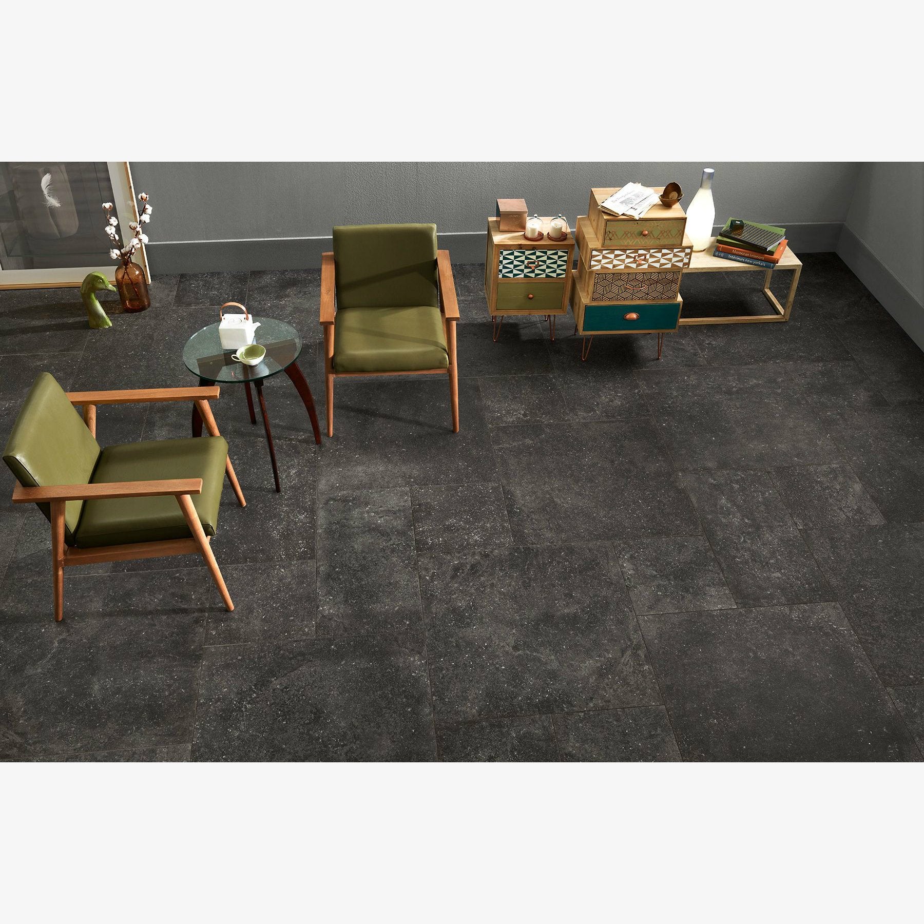 EnviroBuild Graphite Luxury Porcelain Tile