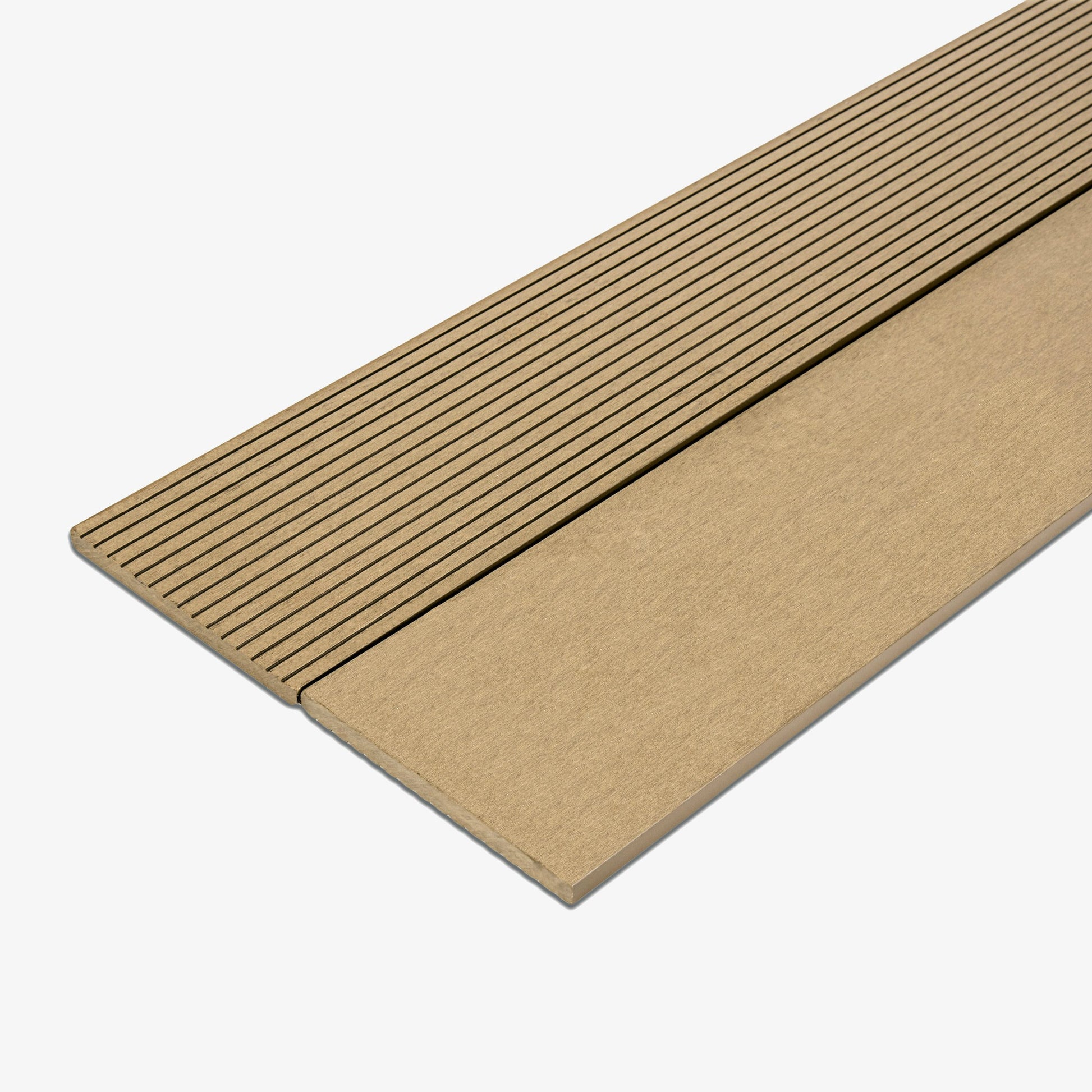 Composite Deck Fascia Board - Oak | HYPERION Decking