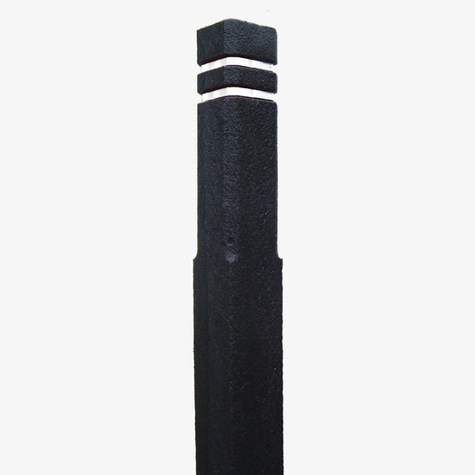Manticore Lumber square black recycled plastic bollard