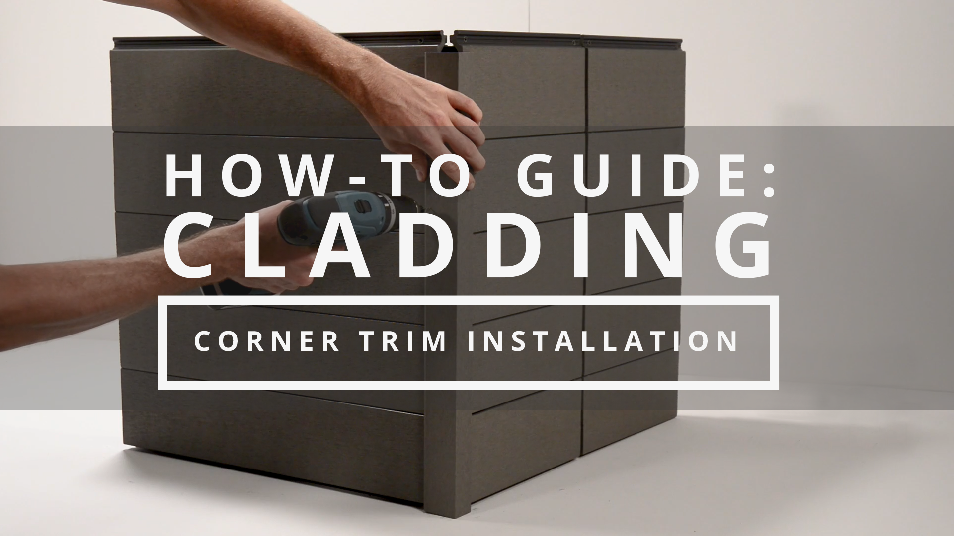 Cladding Corner Connection How To - Cladding – Envirobuild-IE