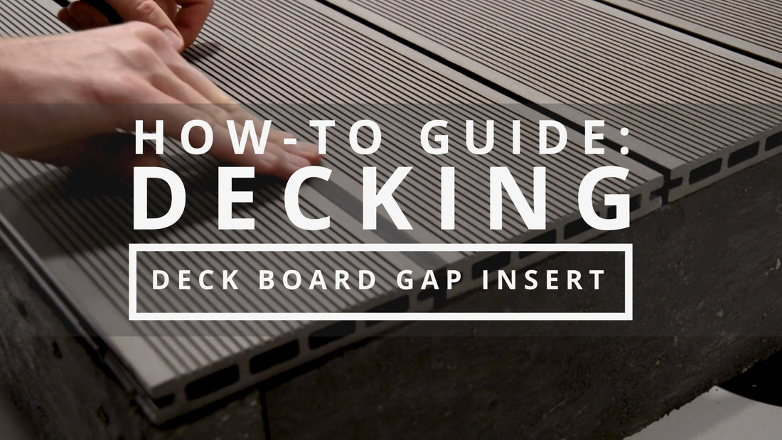 How-To Guide: Installing a Deck Board Gap Insert