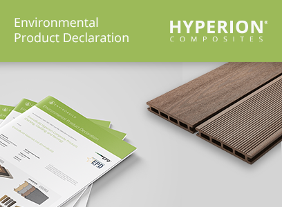 EnviroBuild Publishes its First Environmental Product Declaration, for Hyperion Composite Products