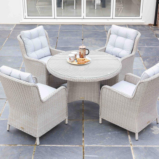 Astor 4 Seat Round Dining Set