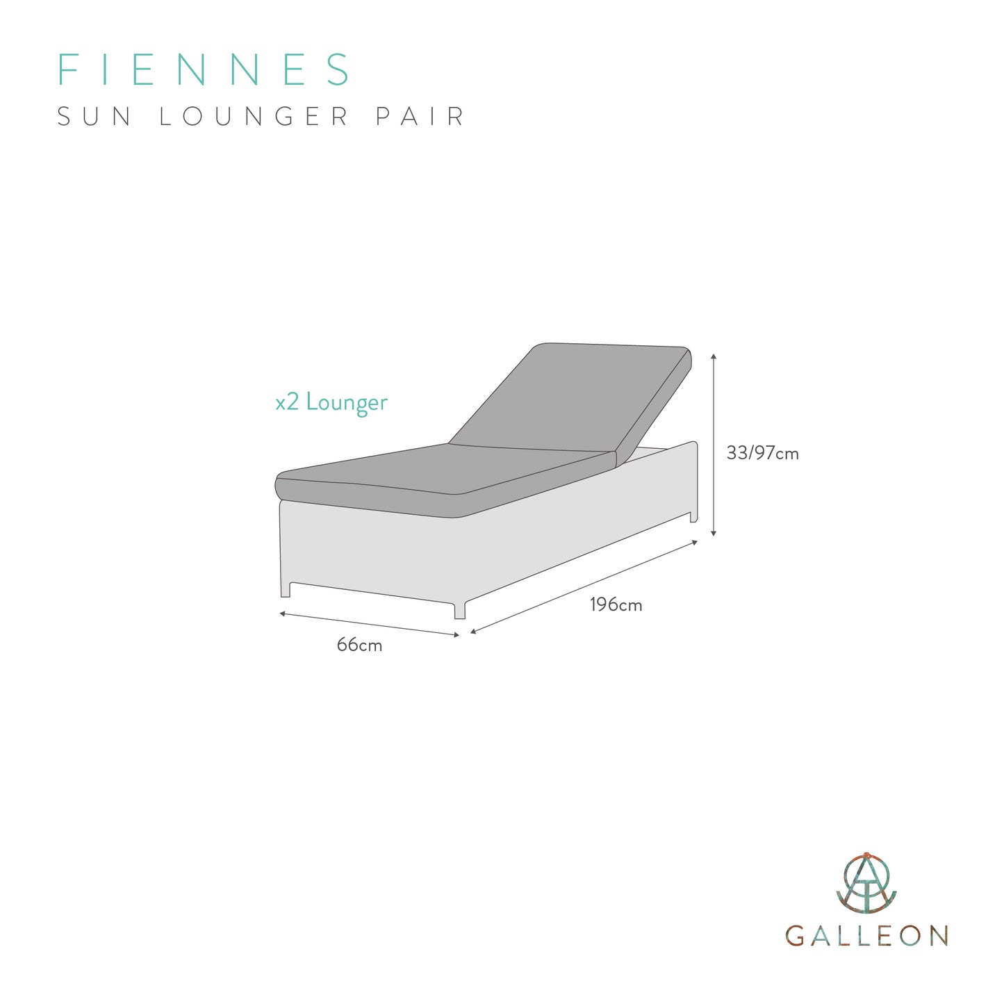 Fiennes Sun Lounger Set