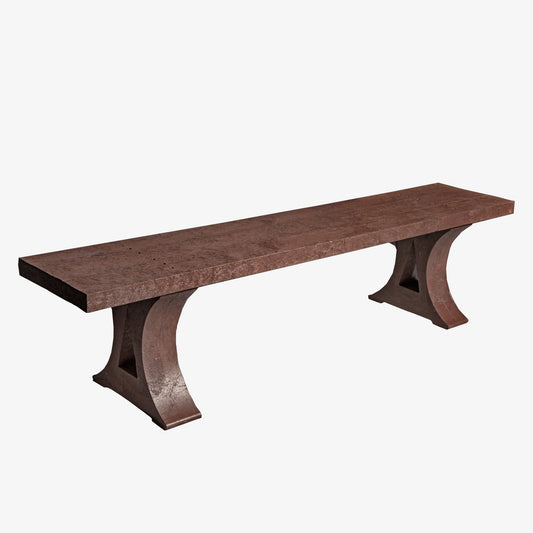 Manticore Lumber brown recycled plastic bench